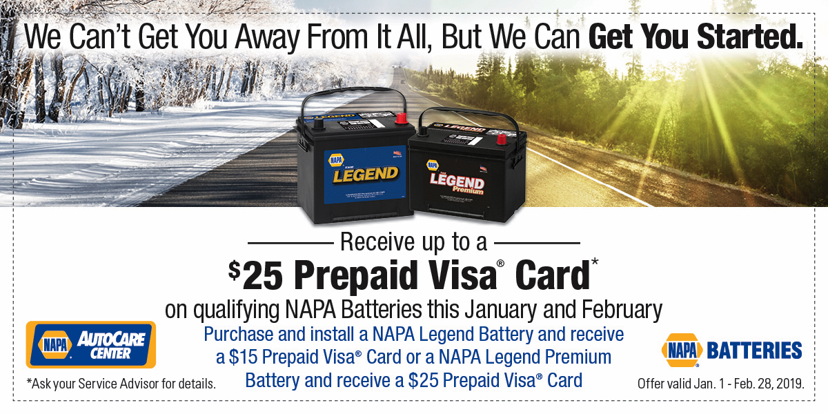 Napa Auto Parts Battery Rebate